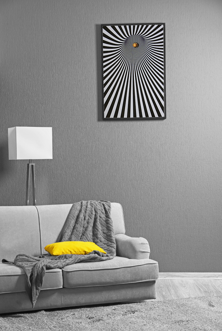 Illusion of mi-shell original abstract contextualised office art modern decor photo print by Blair Montague Drake
